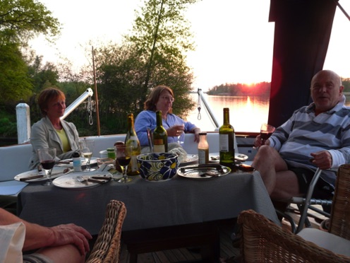 Dining in the Biesbosch