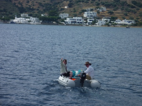 Peter and I saved a windsurfer who lost his board and had no life jacket.