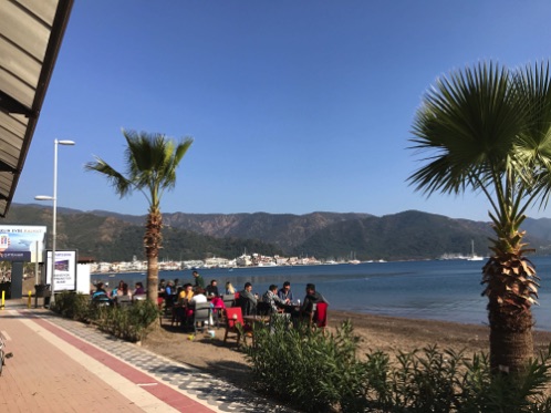 Marmaris beach.