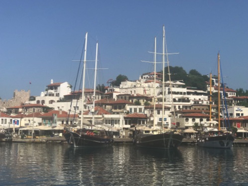 Marmaris harbour by the Castle.