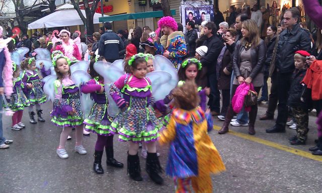 Carnival Parade in Corfu Town