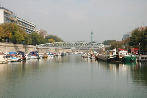 Arsenal docks. We are seen far left